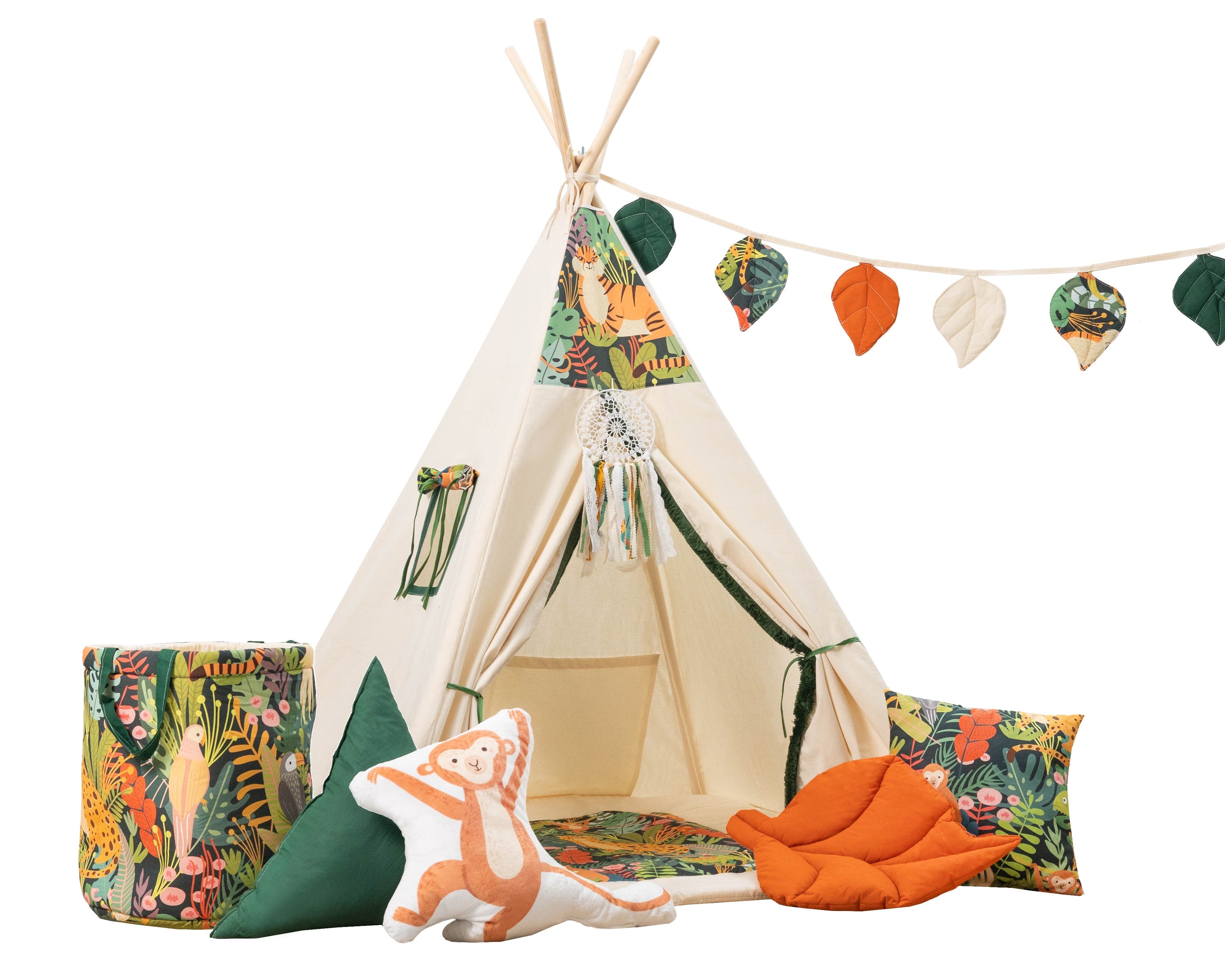 Kids Tipi - Jungle Fun