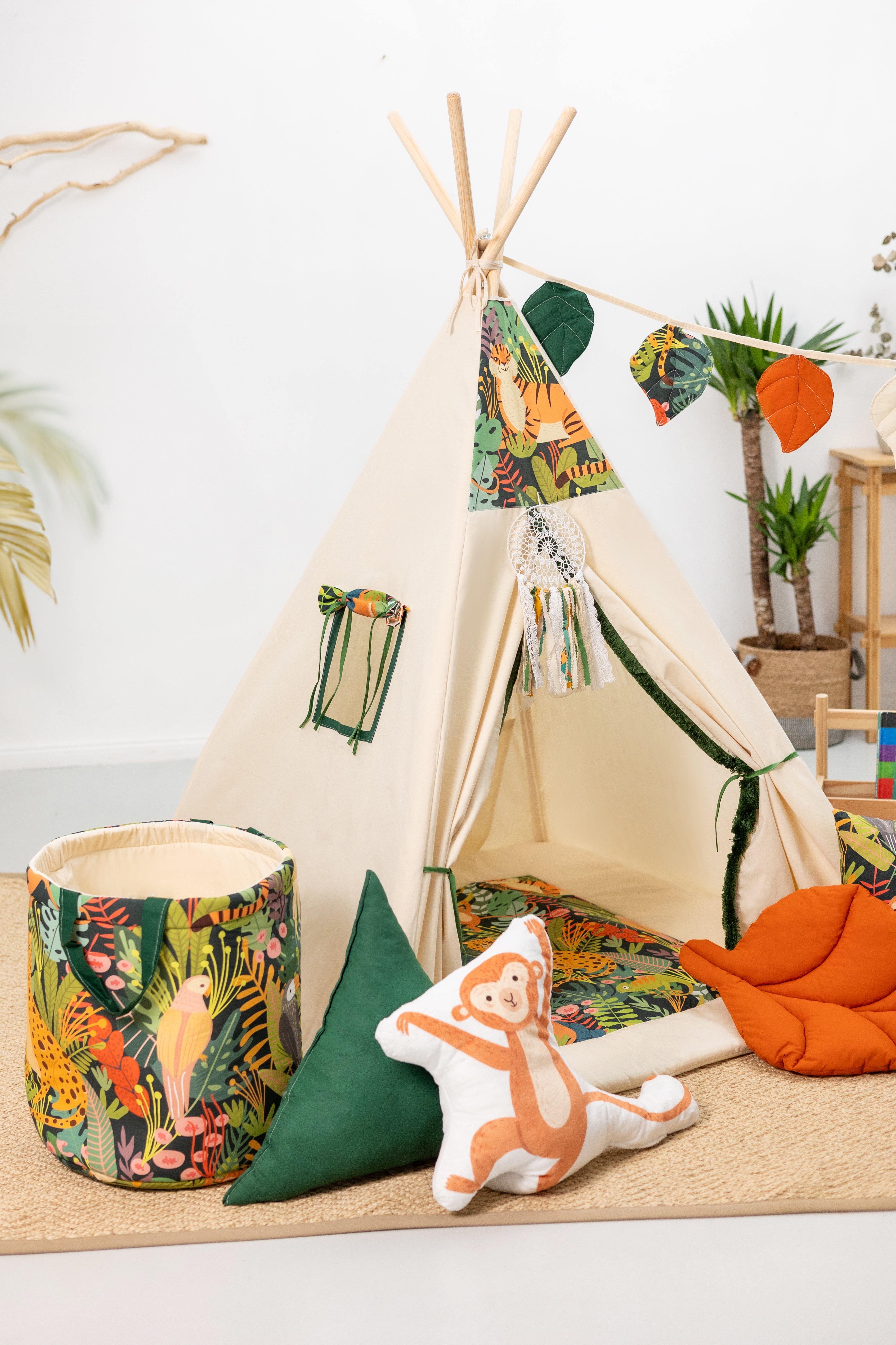 Kids Tipi - Jungle Fun