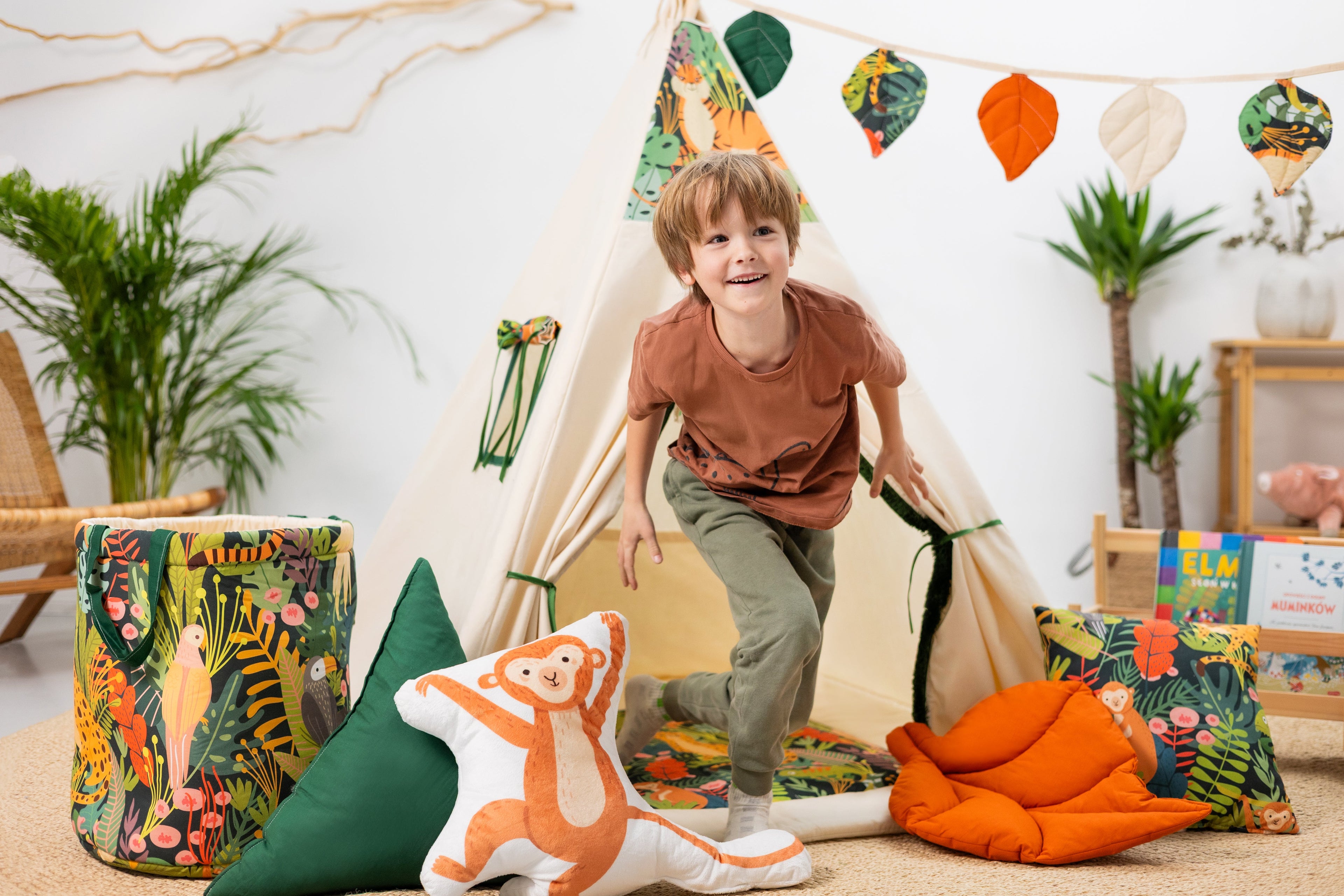 Kids Tipi - Jungle Fun