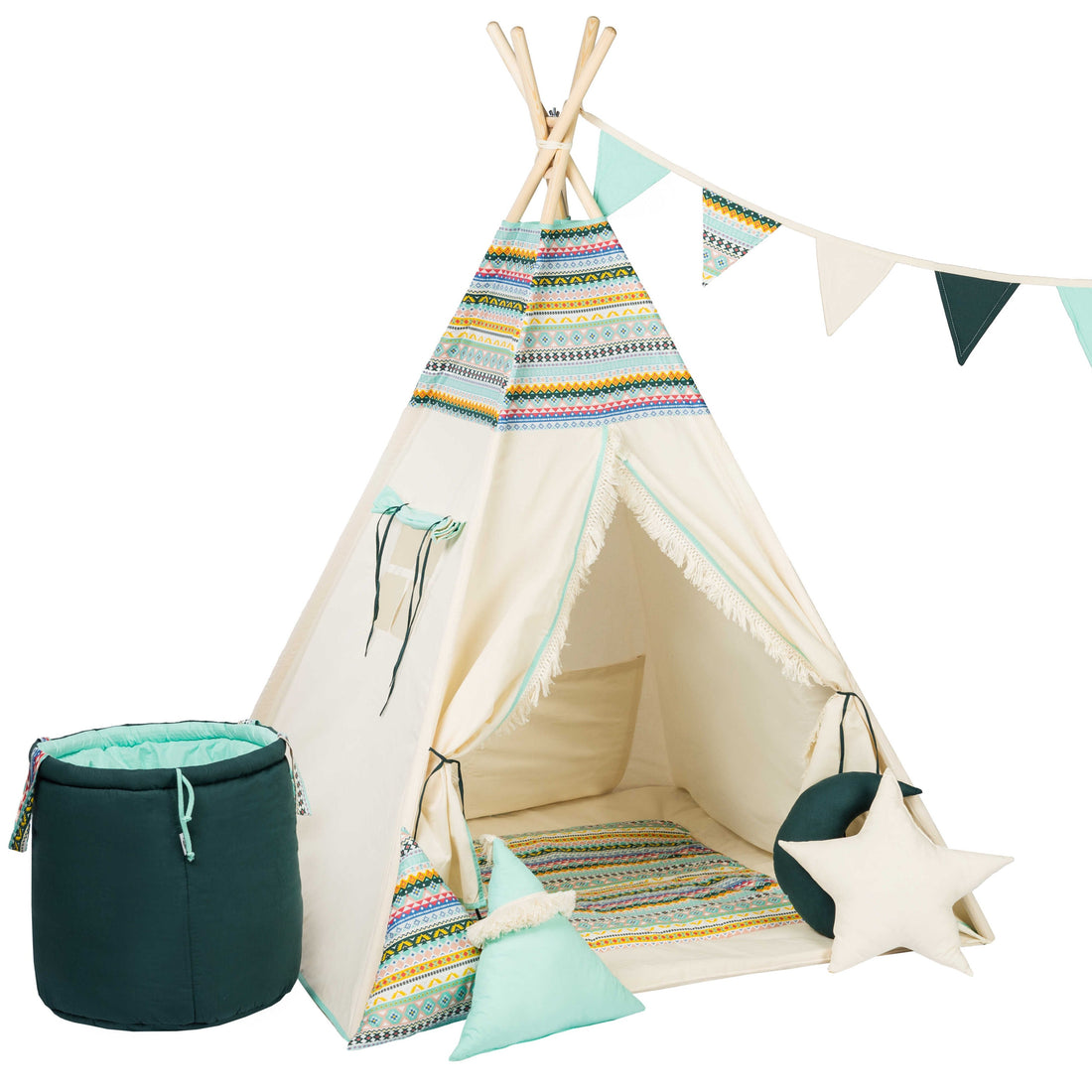 Cream Tipi Tent | Tipi Tent for Kids | Kids Tipi Tent | Tipi Tent for Babies and Toddlers | Cream Tent | Tipi Tent |