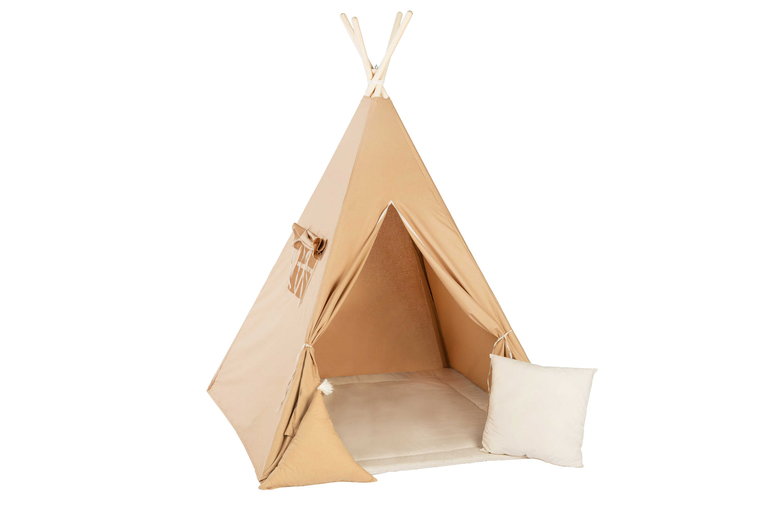 Beige Tipi Tent | Tipi Tent for Kids | Kids Tipi Tent | Tipi Tent for Babies and Toddlers | Beige Tent | Tipi Tent | Tipi Tent for Boys &amp; Girls |