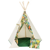 Jungle Tipi Tent | Tipi Tent Jungle | Jungle Tent | Tipi Tent for Kids | Kids Tipi Tent | Tipi Tent for Babies and Toddlers | JUNGLE Tipi Tent for Boys & Girls | 