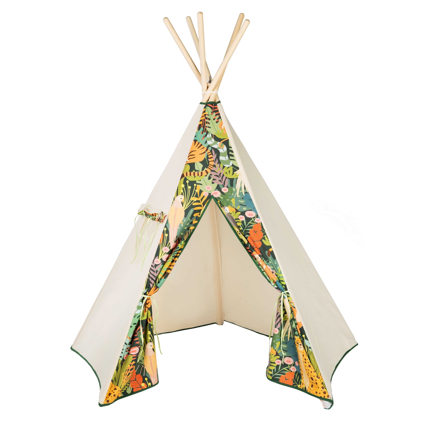 Kids Tipi Tent - Jungle Kingdom