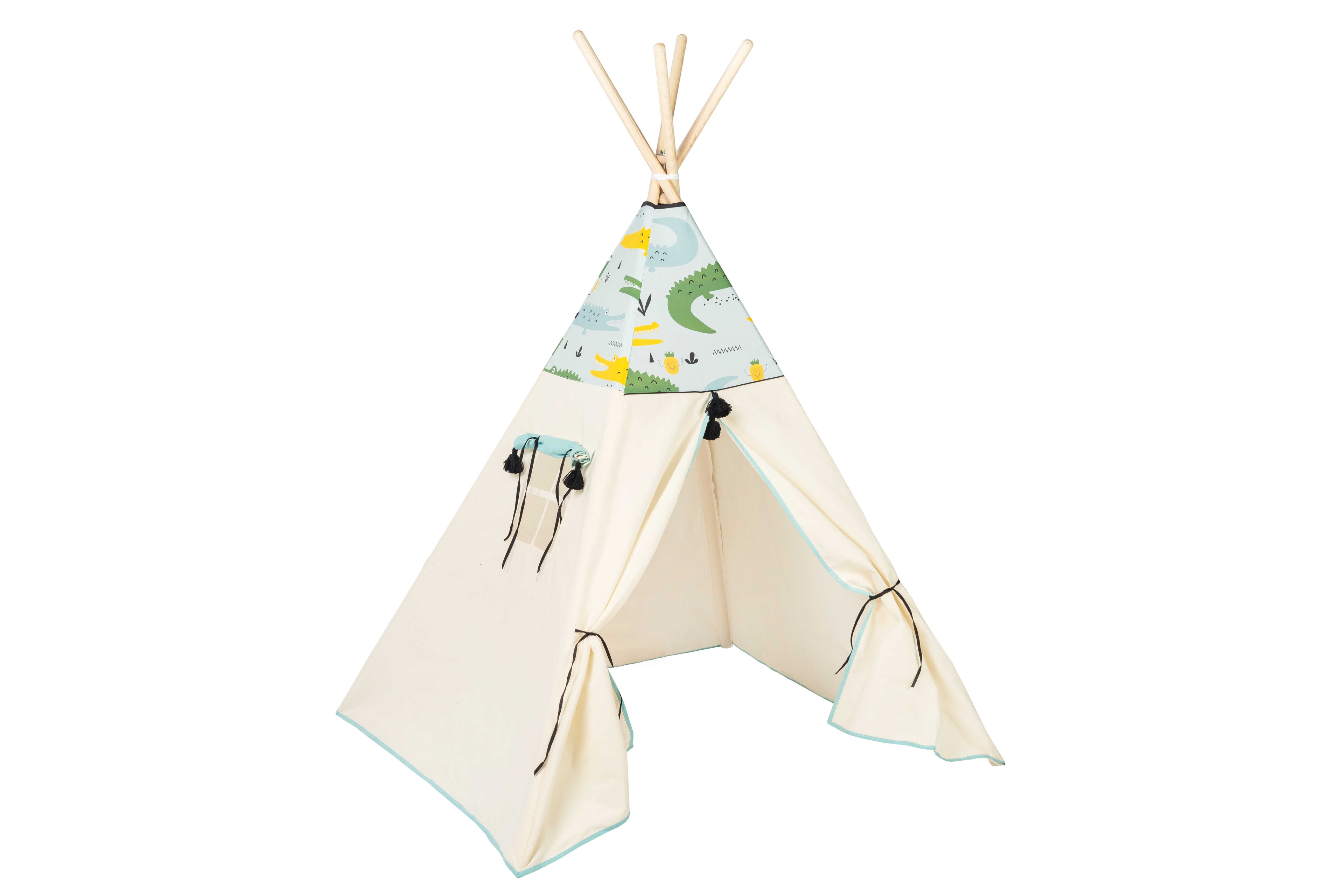 Kids Tipi Tent - Crocodiles