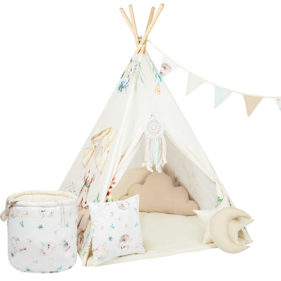 Tenda Tipi per bambini - Fiori che sbocciano