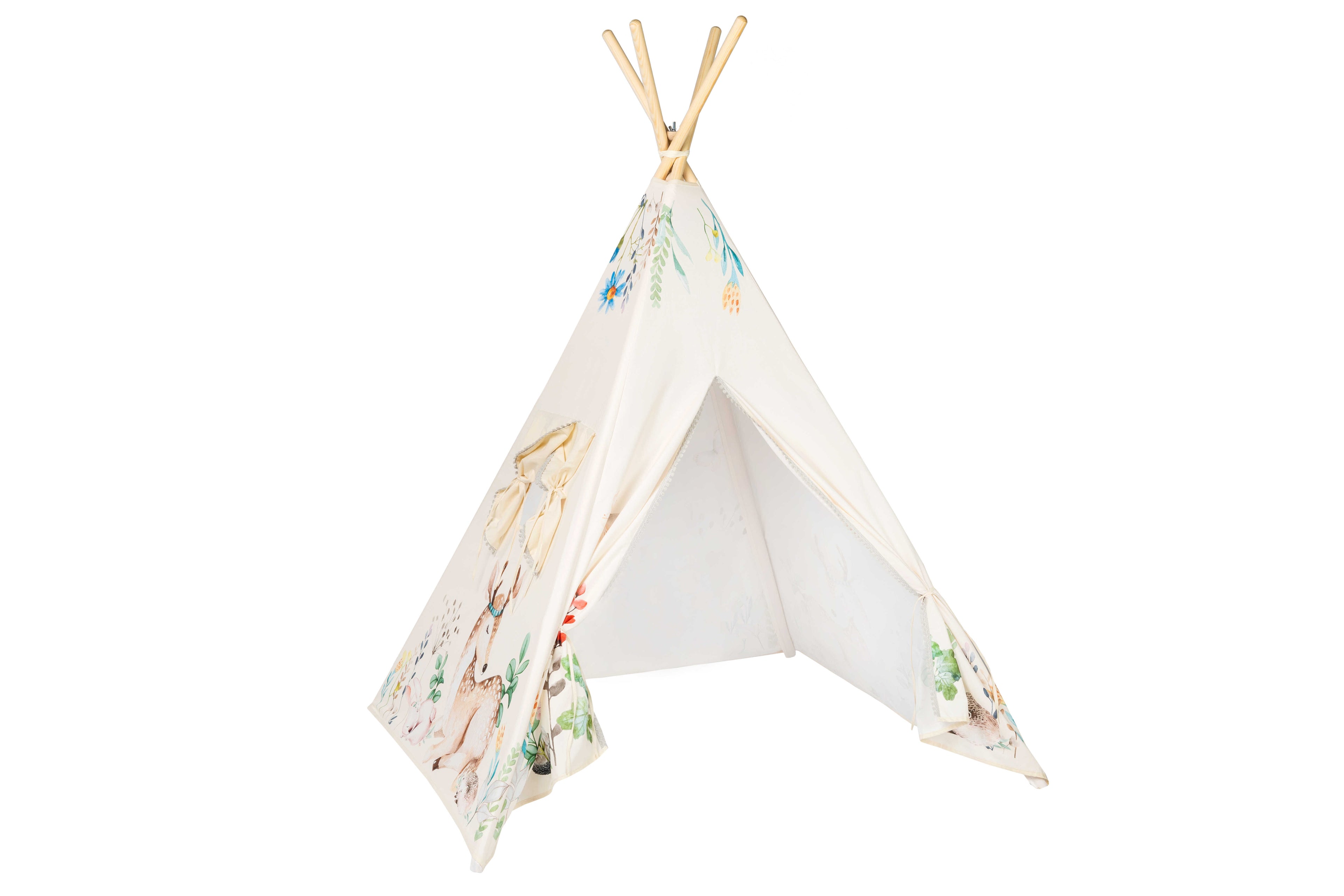 Tente Tipi pour enfants - Fleurs épanouies