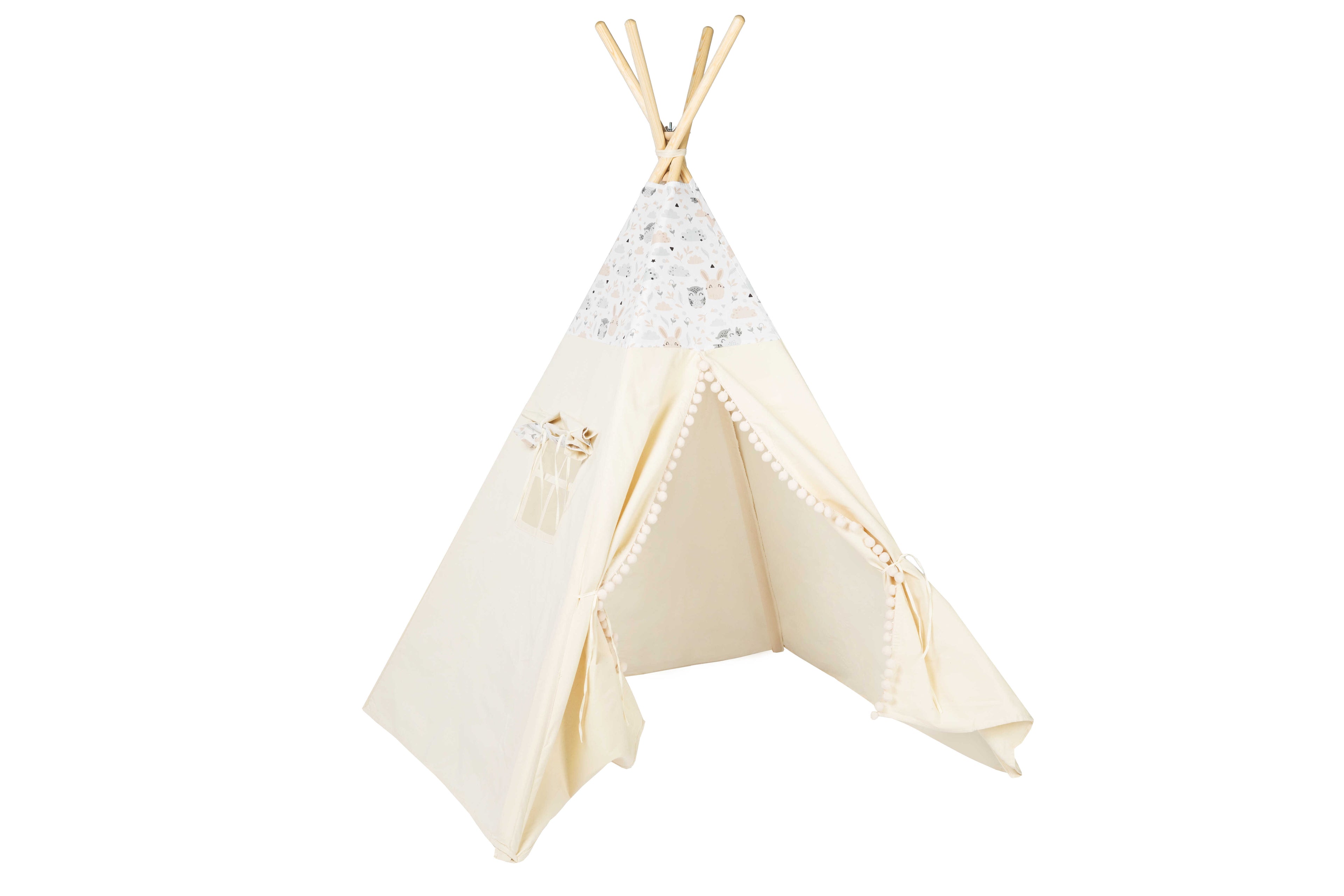 Tente Tipi Enfants - Lapins &amp;amp; Hiboux