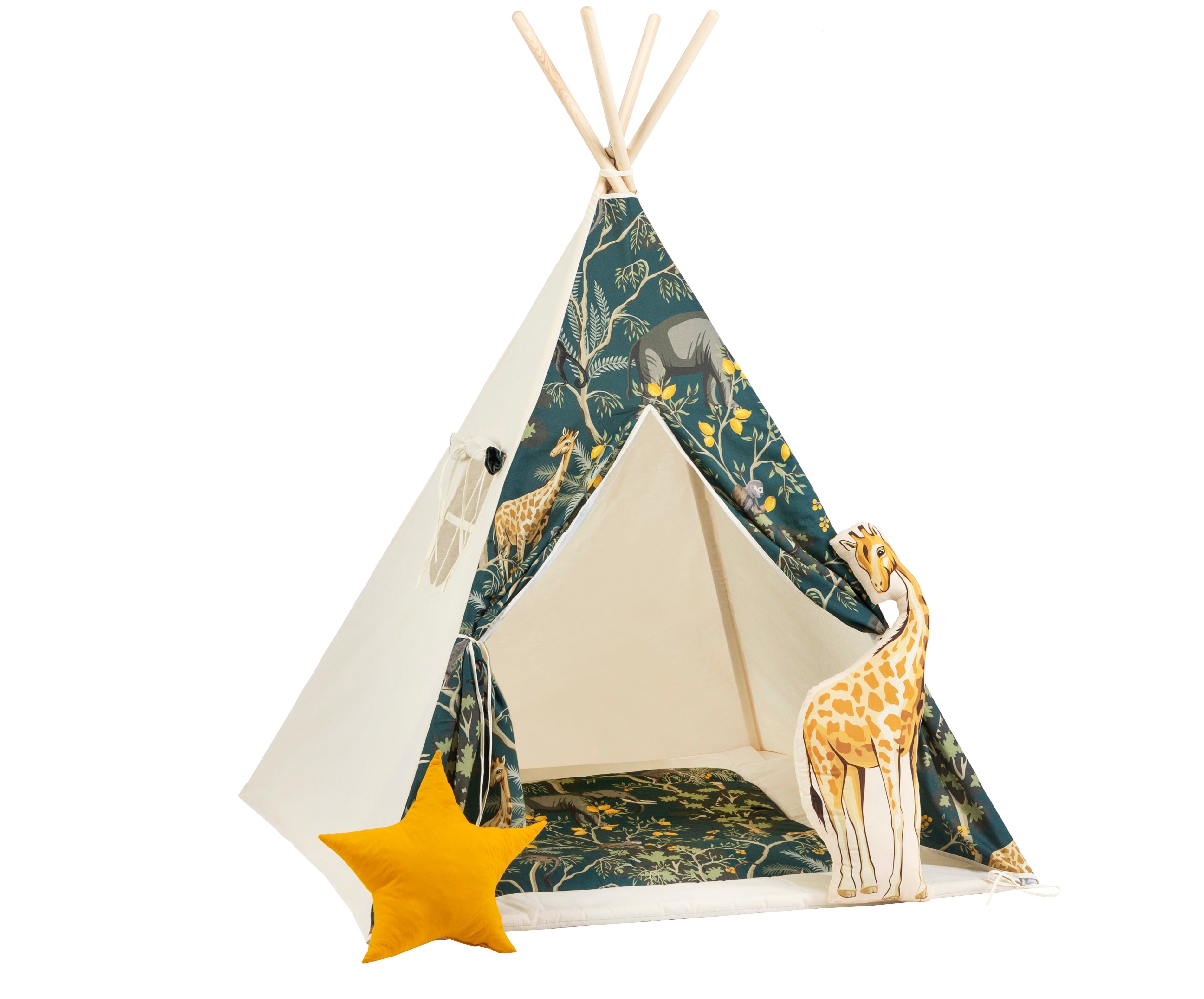 Kids Tipi Tent - Safari