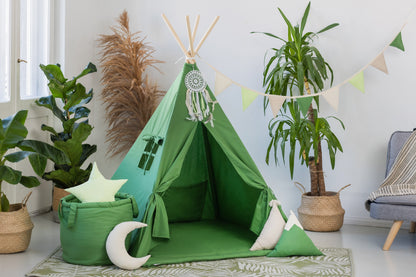 Green Tipi Tent | Tipi Tent Green | Tipi Tent for Kids | Kids Tipi Tent | Tipi Tent for Babies and Toddlers | Green Tent | Tipi Tent | Tipi Tent for Girls | 