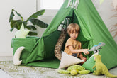 Green Tipi Tent | Tipi Tent Green | Tipi Tent for Kids | Kids Tipi Tent | Tipi Tent for Babies and Toddlers | Green Tent | Tipi Tent | Tipi Tent for Girls | 