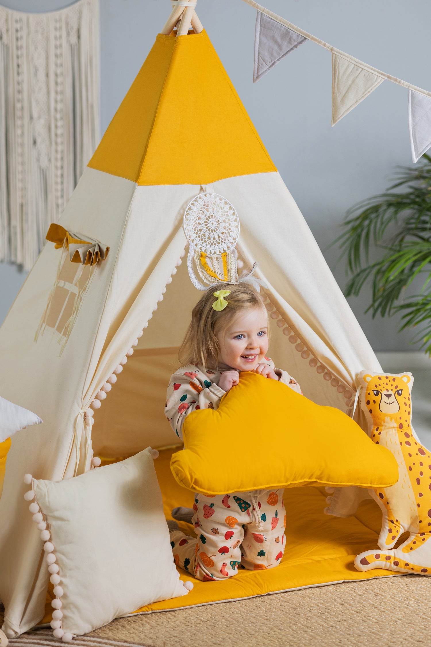 Kids Tipi Tent - Honey Palace