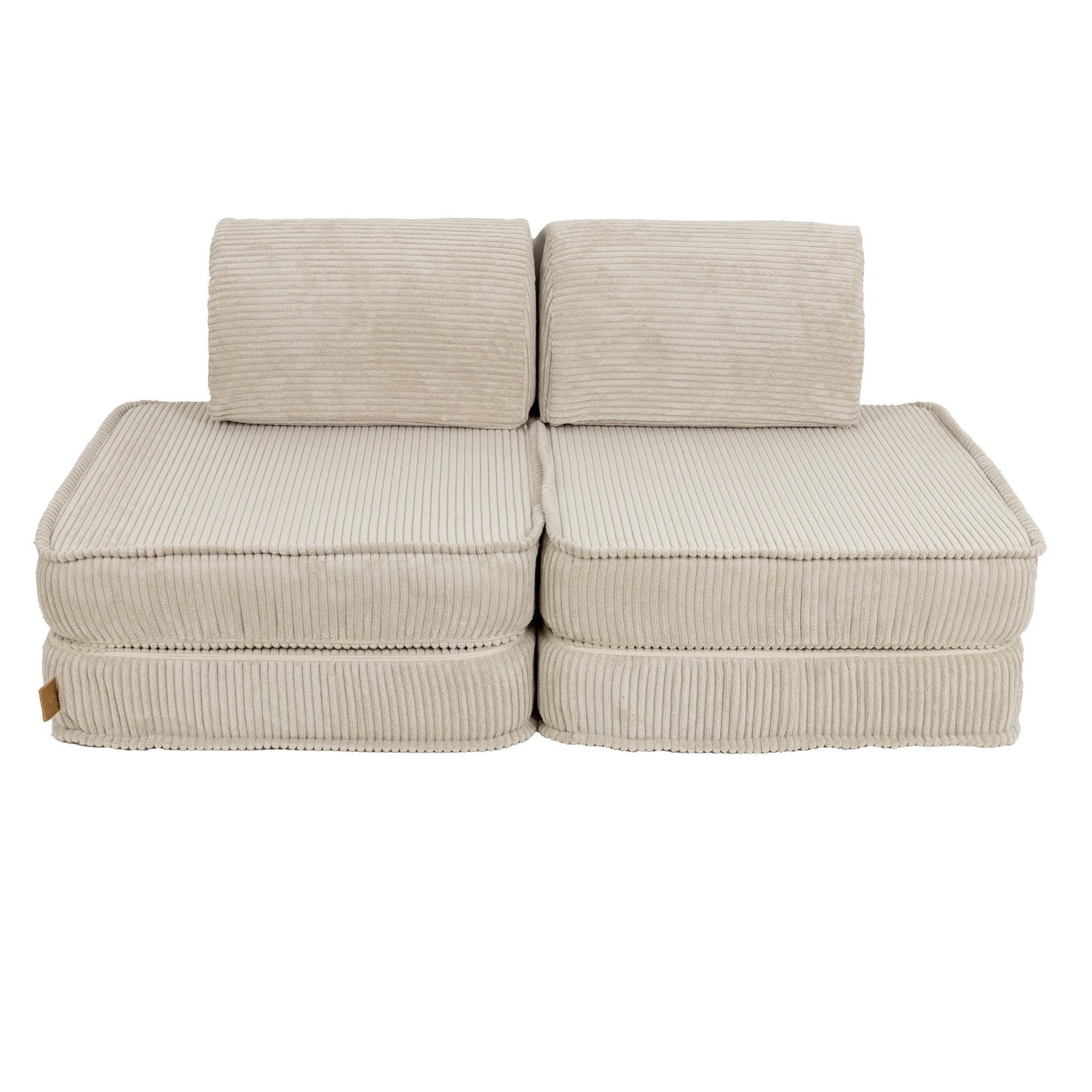 cream corduroy play sofa | cream/ecru corduroy Play Sofa | Play Sofa Kids cream corduroy | MeowBaby cream/ecru corduroy soft play sofa | 