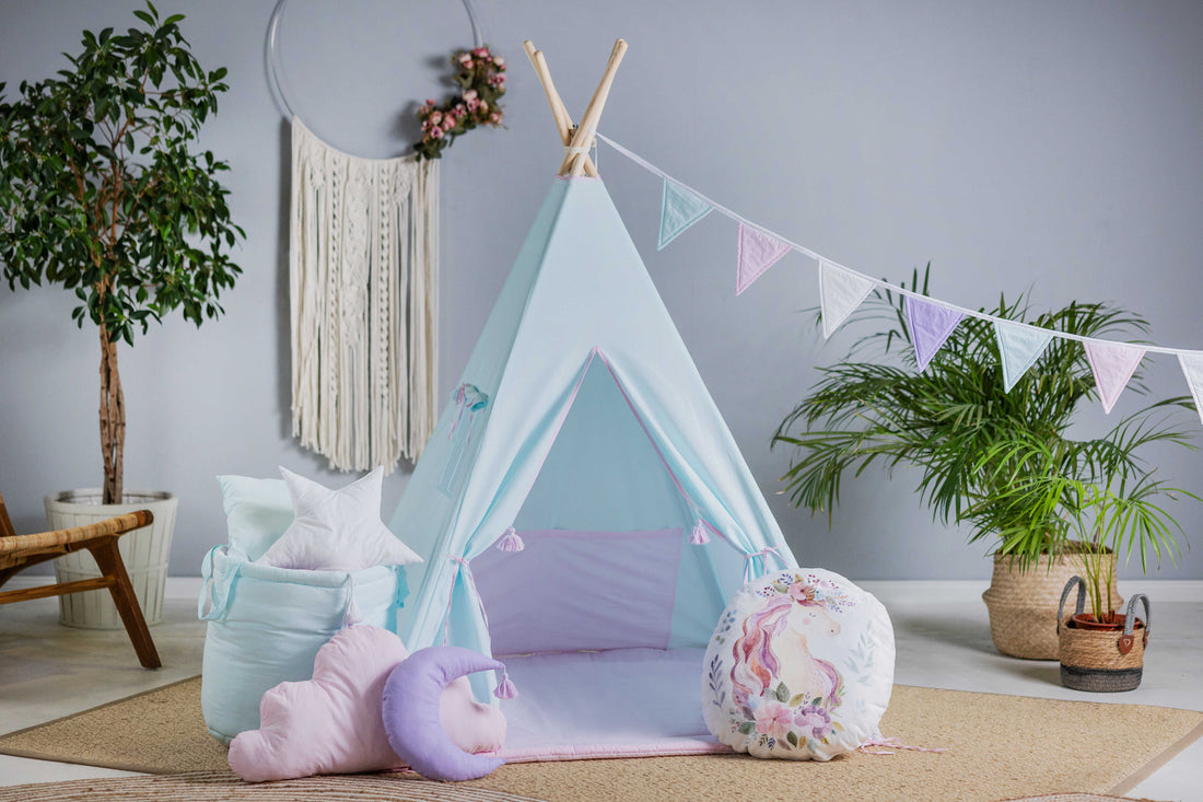 Kids Tipi Tent - Lilac Dream