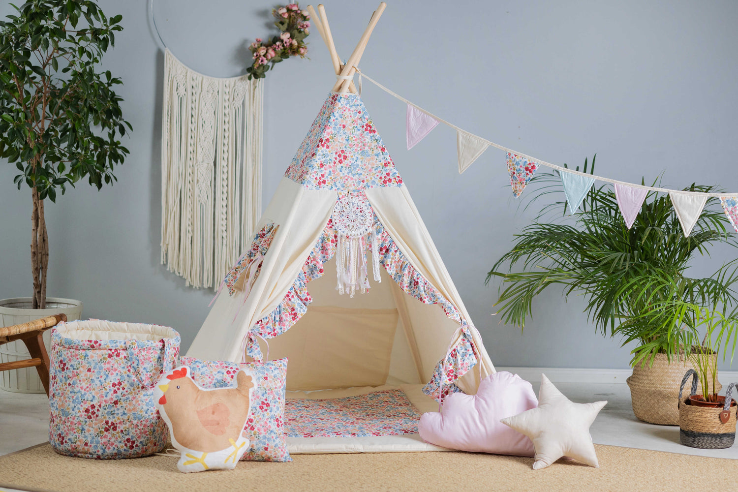 Kids Tipi Tent - The Secret Garden