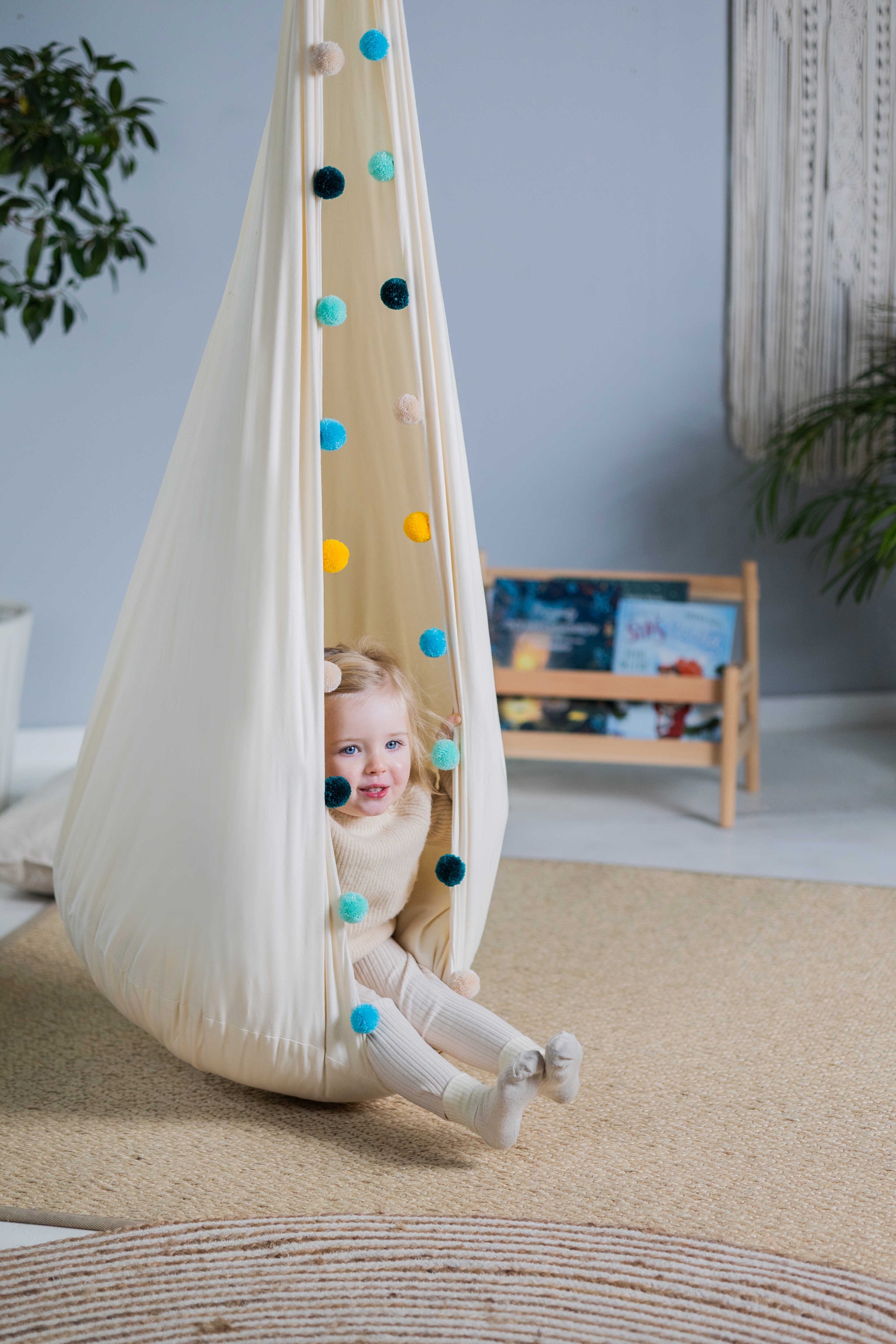 Kids Cocoon Swing - Rainbow