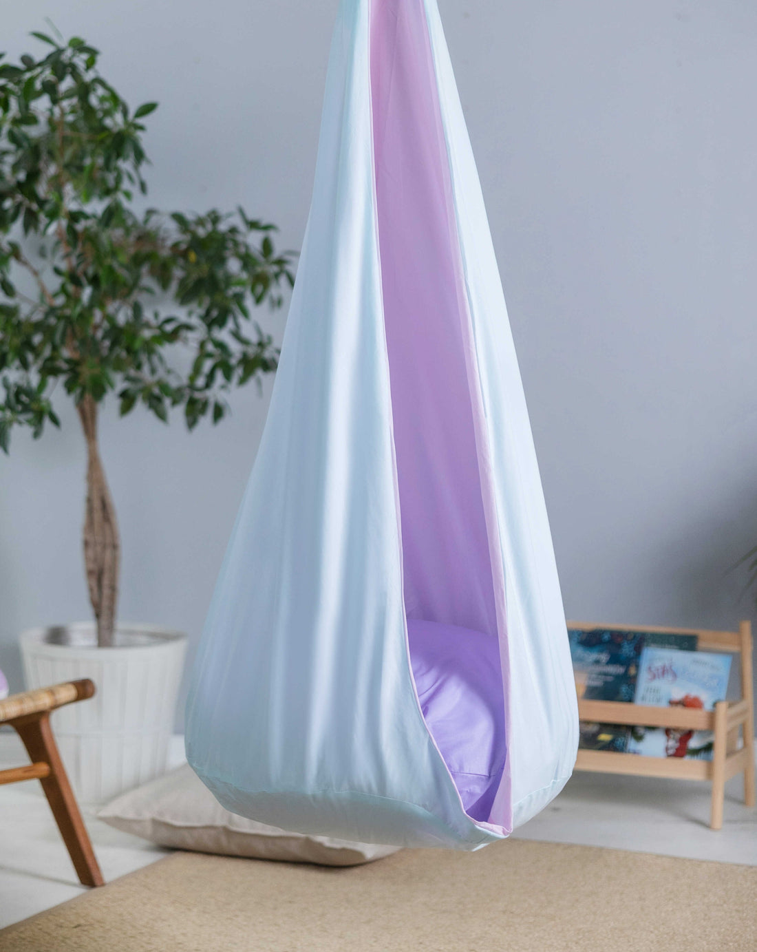 Altalena Cocoon per bambini - Sogno Lilla