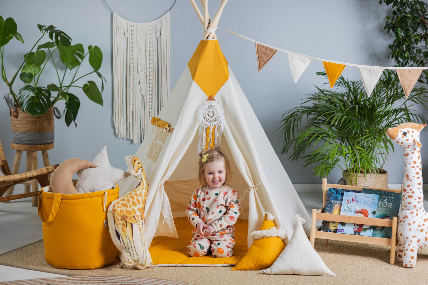 Kids Tipi Tent - The Honey Hut