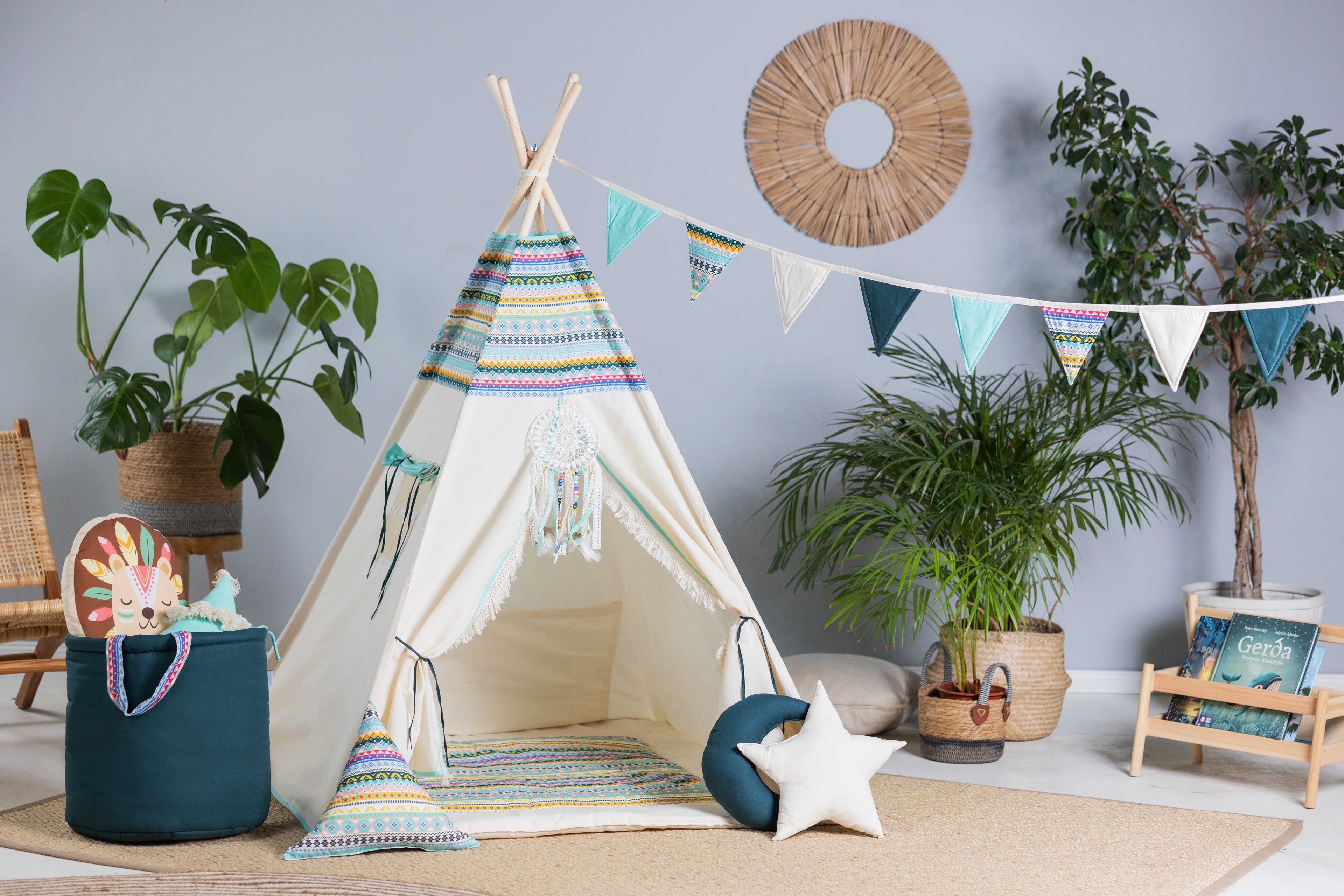 Cream Tipi Tent | Tipi Tent for Kids | Kids Tipi Tent | Tipi Tent for Babies and Toddlers | Cream Tent | Tipi Tent |