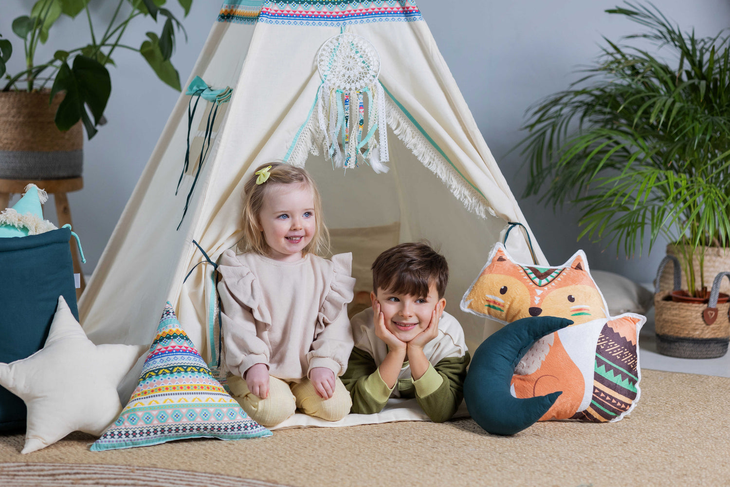 Cream Tipi Tent | Tipi Tent for Kids | Kids Tipi Tent | Tipi Tent for Babies and Toddlers | Cream Tent | Tipi Tent |