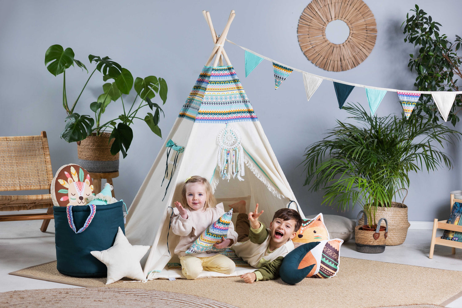 Cream Tipi Tent | Tipi Tent for Kids | Kids Tipi Tent | Tipi Tent for Babies and Toddlers | Cream Tent | Tipi Tent |