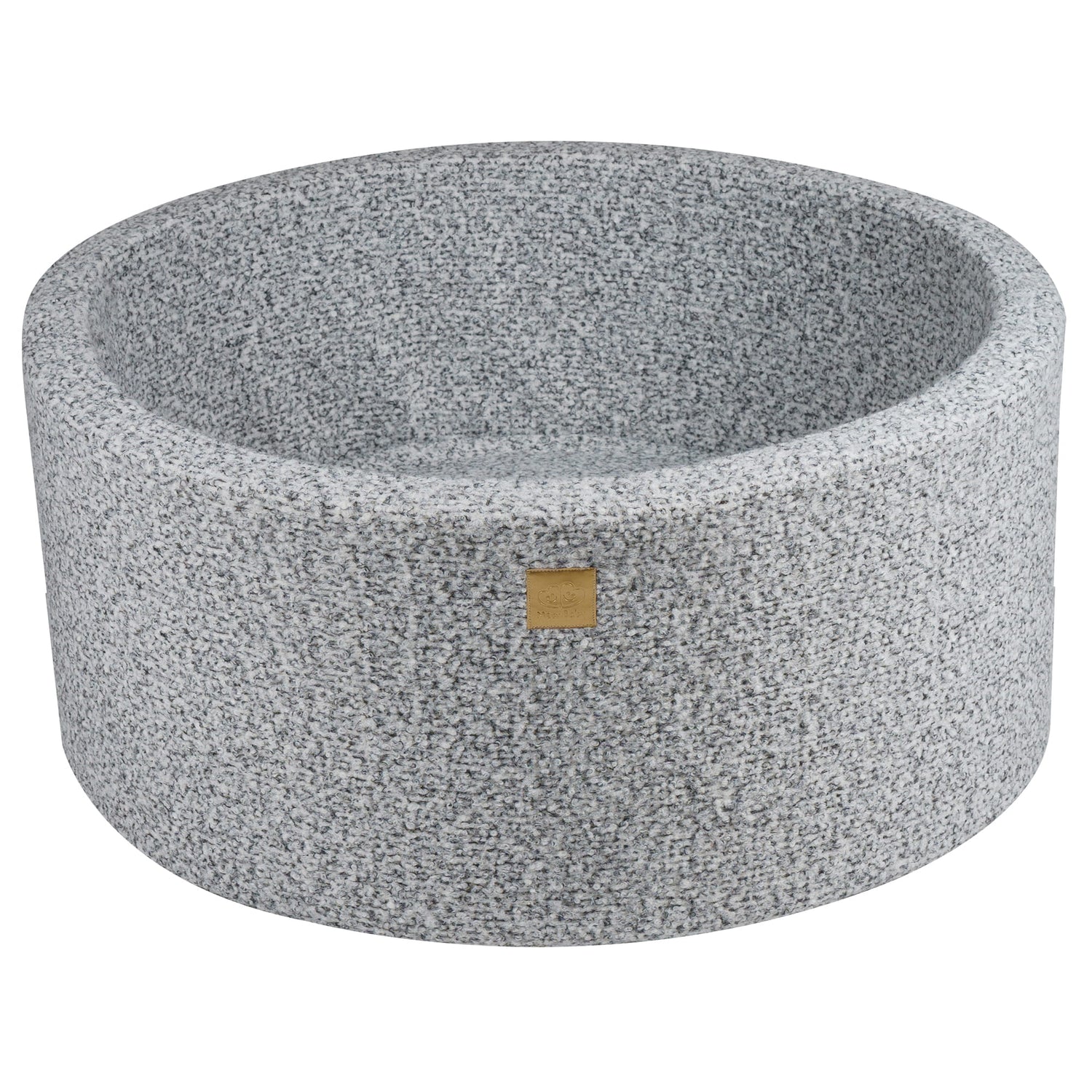 Piscina con palline BOUCLE MeowBaby® Marled Grey + 300 palline - 90x40 cm