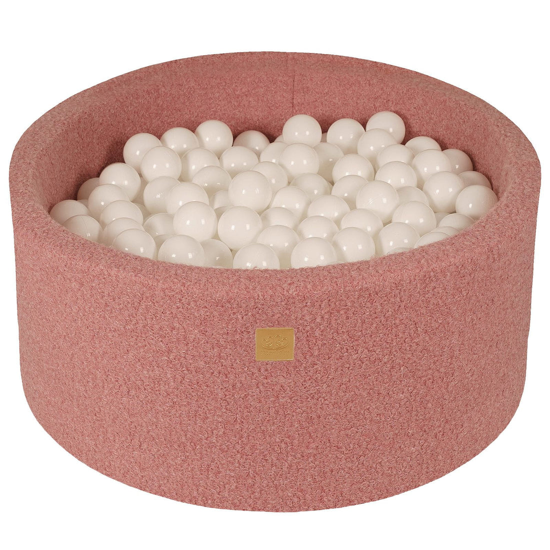 MeowBaby® Pink BOUCLE Ball Pit + 300 Balls - 90x40cm