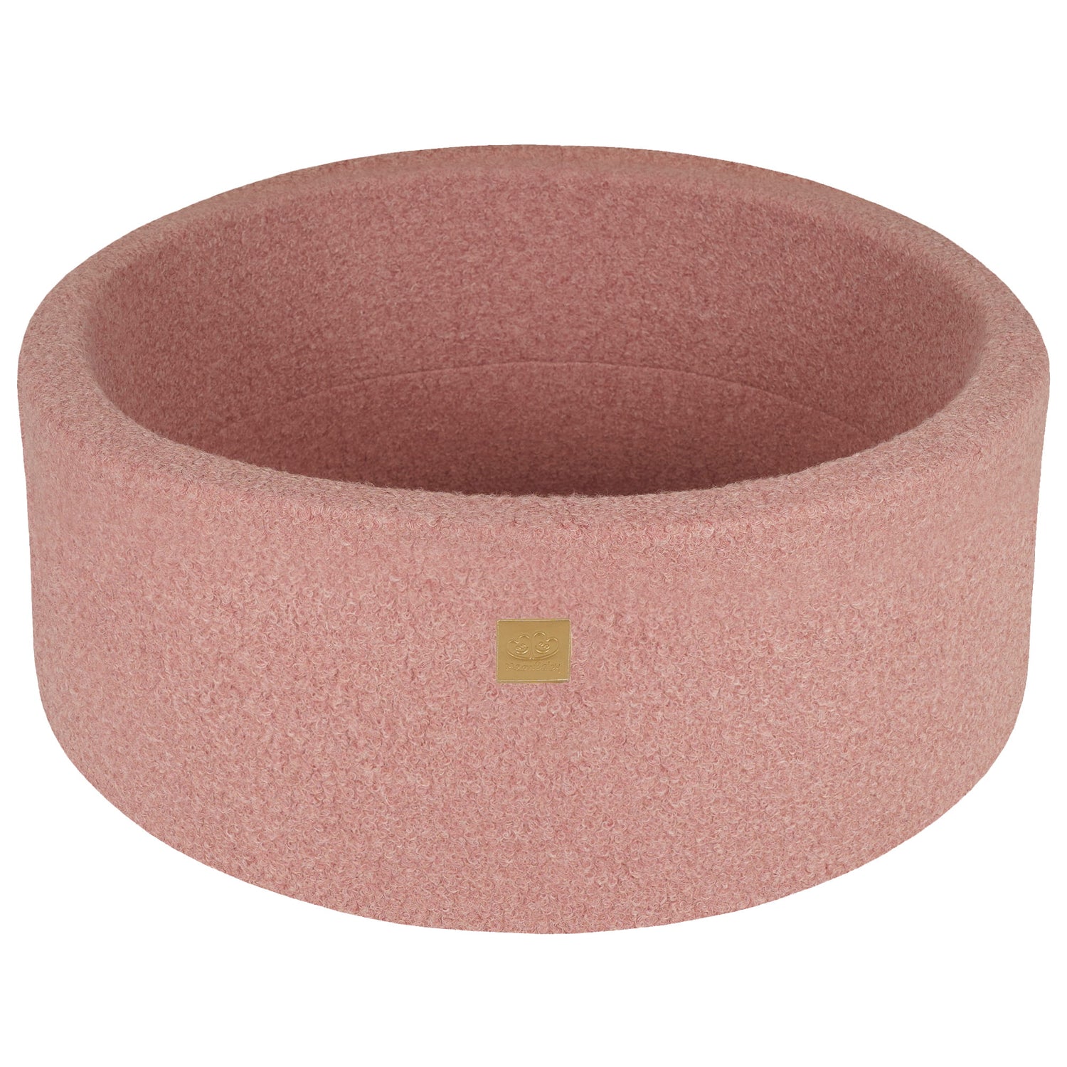 Piscine à Balles MeowBaby® BOUCLE Rose + 250 Balles - 90x30cm