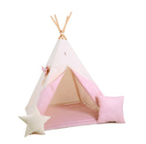 Pink & Cream Tipi Tent | Pink Tipi Tent | Pink Tipi | Tipi Tent for Kids | Kids Tipi Tent | Tipi Tent for Babies and Toddlers | Pink Tent | Tipi Tent | Pink Tipi for Girls |