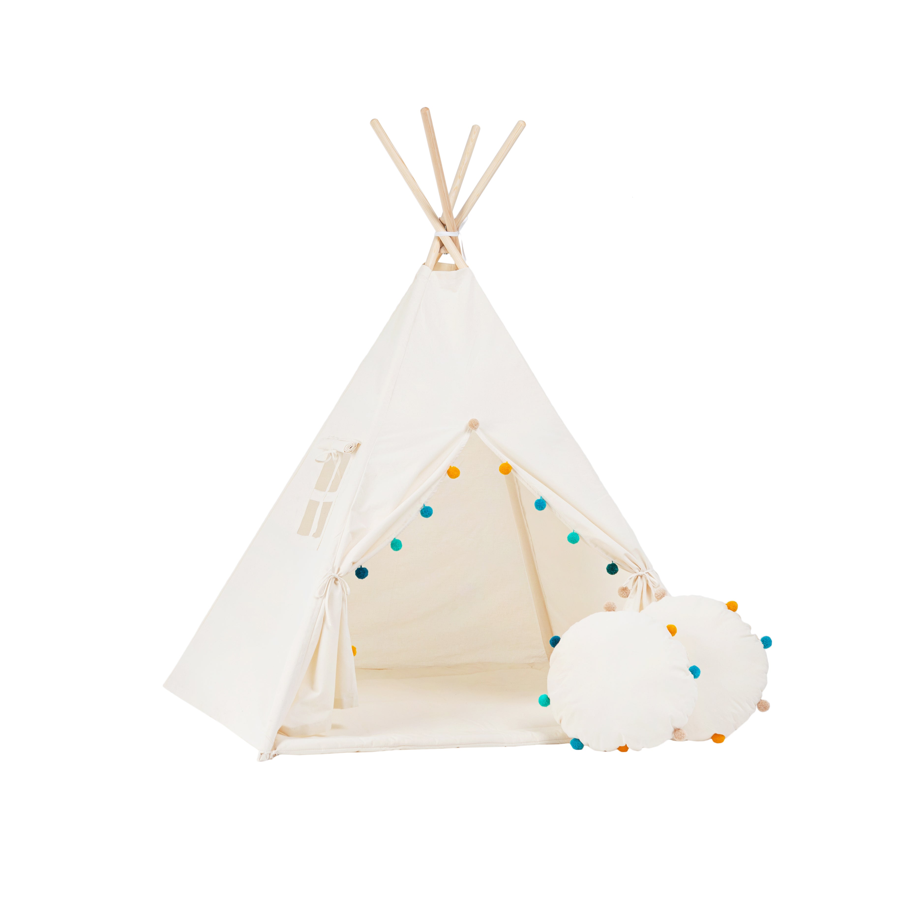 Cream Tipi Tent | Tipi Tent Cream | Tipi Tent for Kids | Kids Tipi Tent | Tipi Tent for Babies and Toddlers | Cream Tent | Tipi Tent | Tipi Tent for Boys &amp; Girls | 