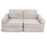 cream corduroy play sofa | cream/ecru corduroy Play Sofa | Play Sofa Kids cream corduroy | MeowBaby cream/ecru corduroy soft play sofa | 
