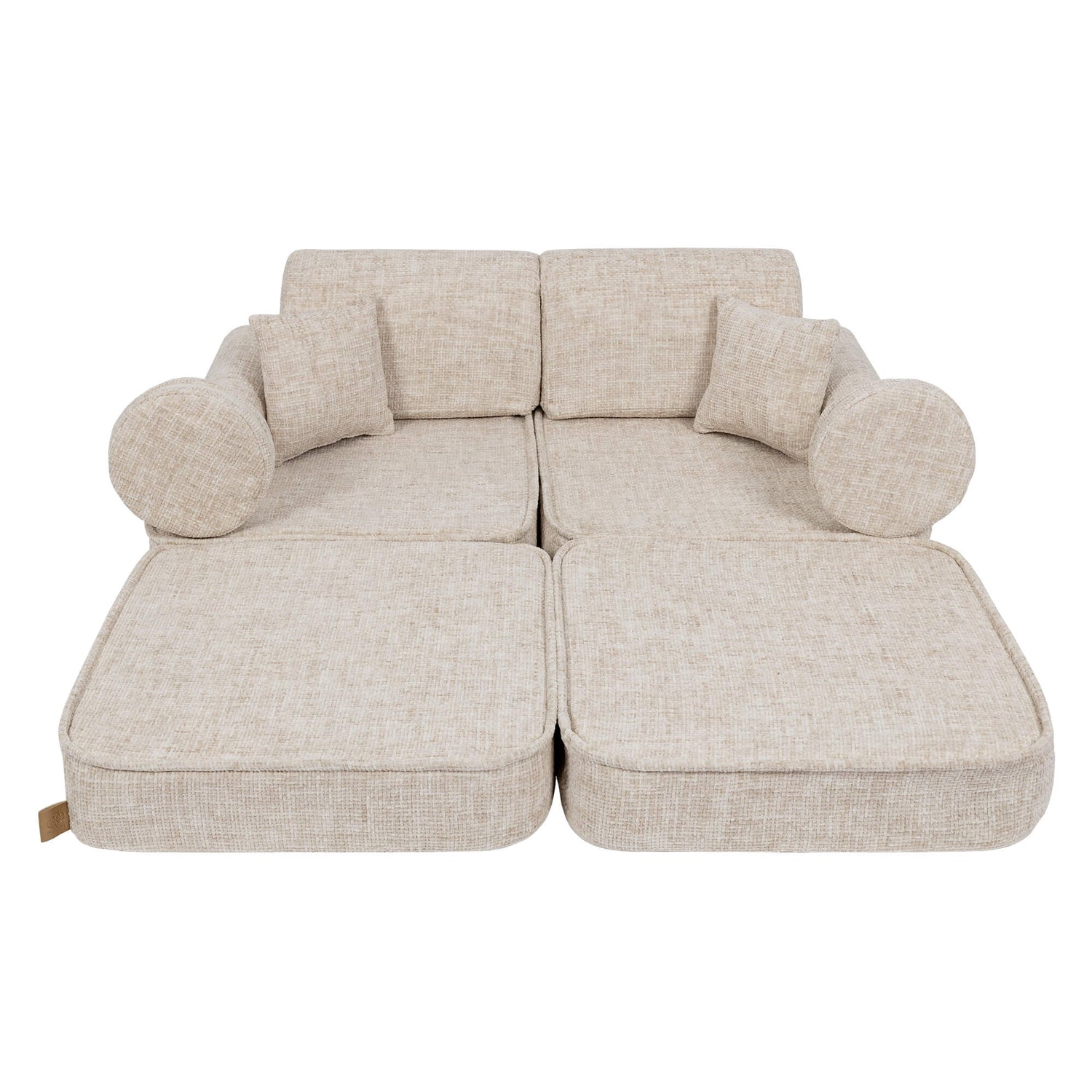 Meowbaby Tangle Pocket Sofa Plus Marshmallow Beige