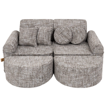 MeowBaby tangle soft play sofa | kids play sofa | modular play sofa for kids 
