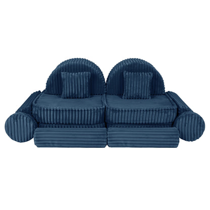 Meowbaby Churros Pocket Sofa Max Midnight Blue