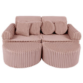Meowbaby Churros Pocket Sofa Max Ruby Chocolate Pink
