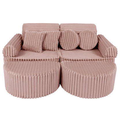 Meowbaby Churros Pocket Sofa Max Ruby Chocolate Pink