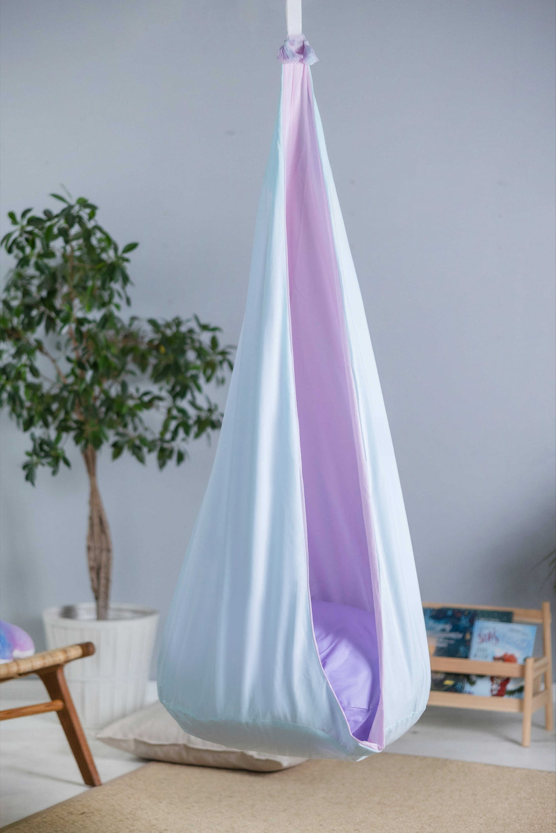 Altalena Cocoon per bambini - Sogno Lilla