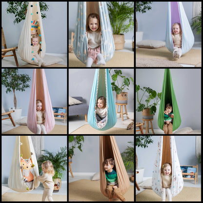 Kids Cocoon Swing - Creamy Tassel