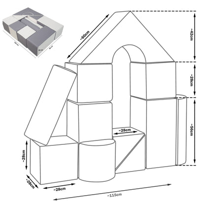 Blocs de Construction + Piscine à Balles + BUNDLE 300 Balles