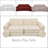 Bearly Kids Play Sofa | Bearly Kids Play Sofa | MeowBaby® Bearly Play Sofa for Kids | The MeowBaby bearly modular sofa |