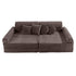 brown corduroy play sofa | brown corduroy Play Sofa | Play Sofa Kids brown corduroy | MeowBaby brown corduroy soft play sofa |  