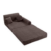 brown corduroy play sofa | brown corduroy Play Sofa | Play Sofa Kids brown corduroy | MeowBaby brown corduroy soft play sofa |  