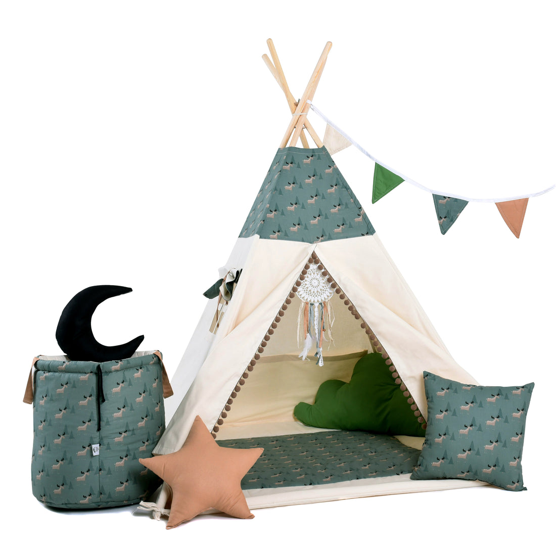 Kids Tipi Tent - Deers