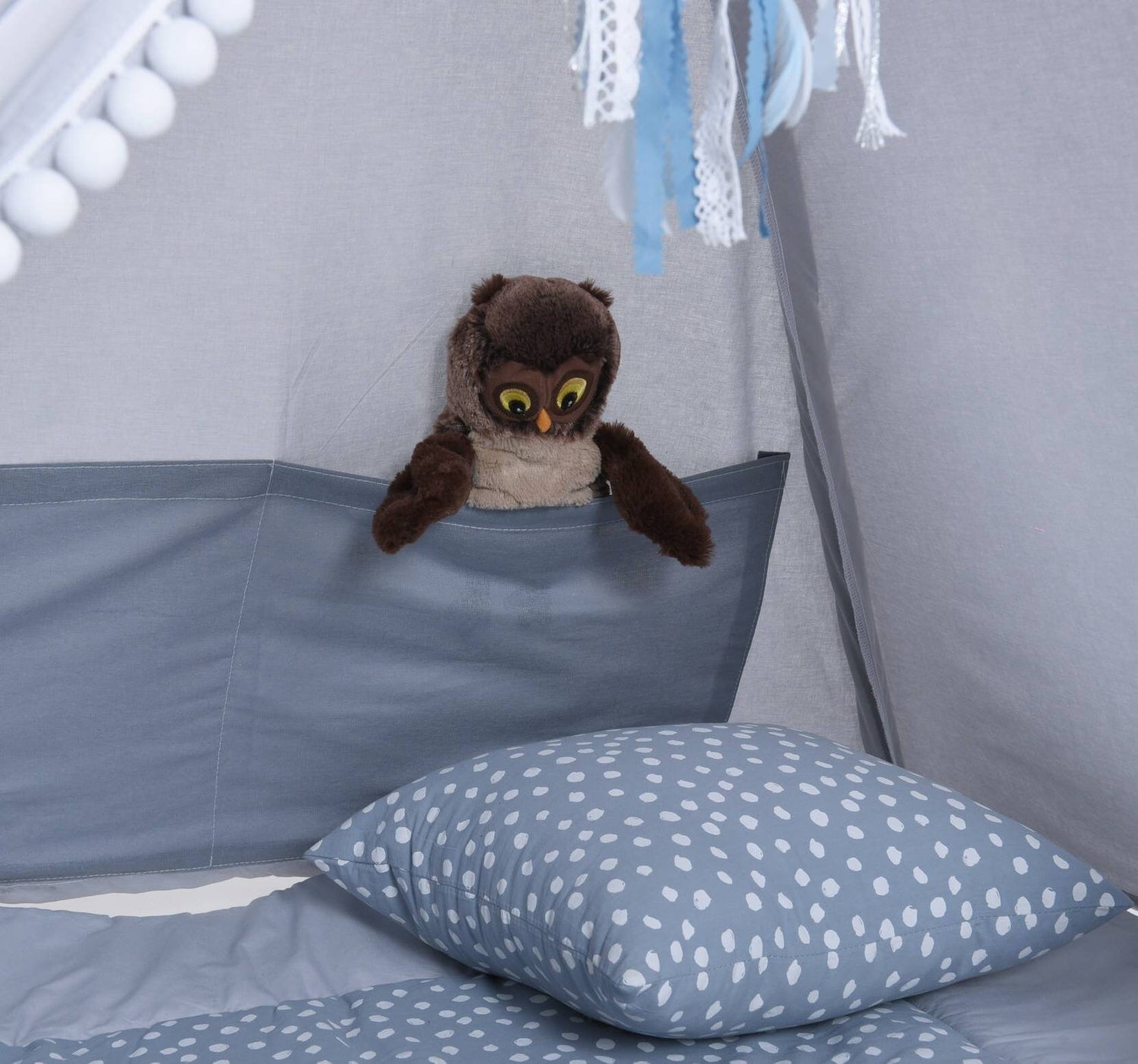 Grey/Blue Tipi Tent - Ice Age