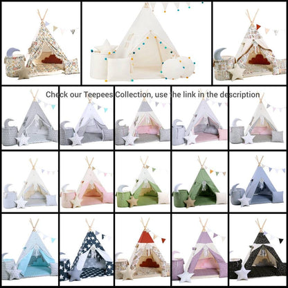 Kids Tipi Tent - Vanilla Land