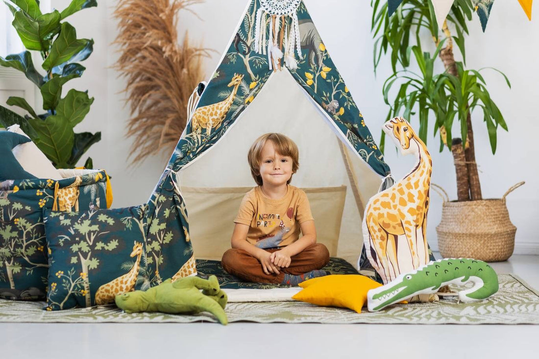 Safari Tipi Tent | Tipi Tent Safari | Tipi Tent for Kids | Kids Tipi Tent | Tipi Tent for Babies and Toddlers | Safari Tent | Tipi Tent | Tipi Tent for Girls | 