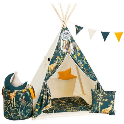 Safari Tipi Tent | Tipi Tent Safari | Tipi Tent for Kids | Kids Tipi Tent | Tipi Tent for Babies and Toddlers | Safari Tent | Tipi Tent | Tipi Tent for Girls | 