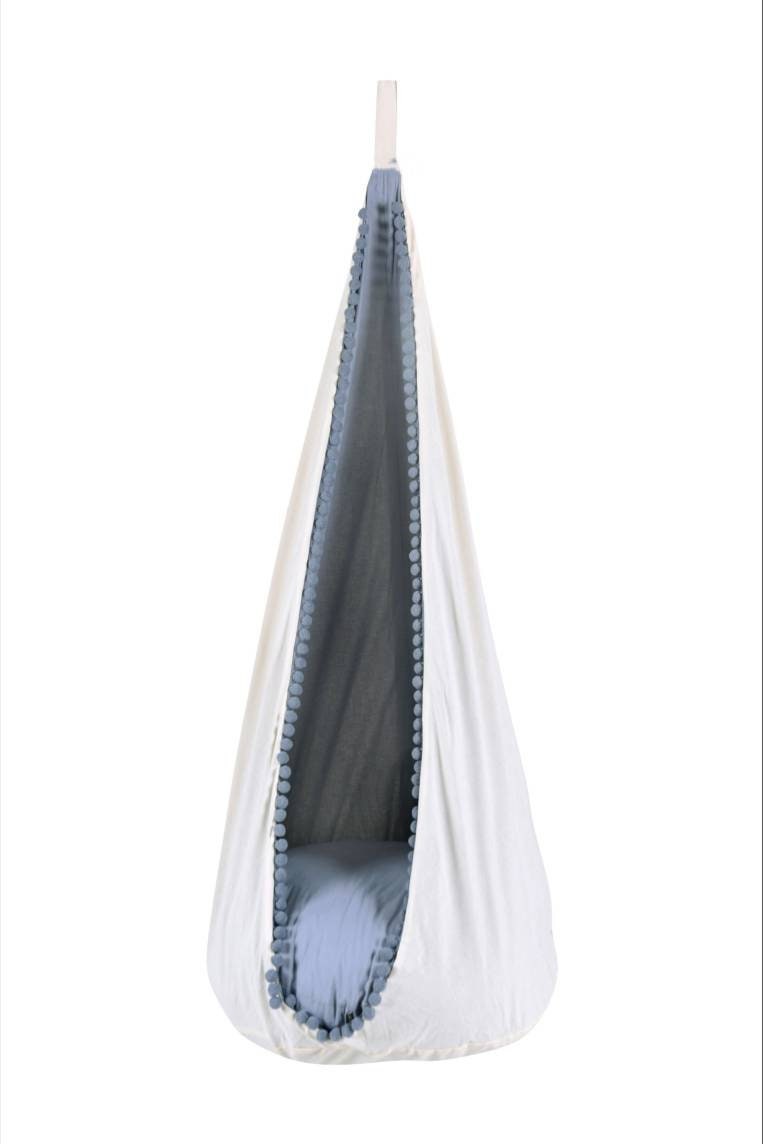 Kids Cocoon Swing - Cream &amp; Grey