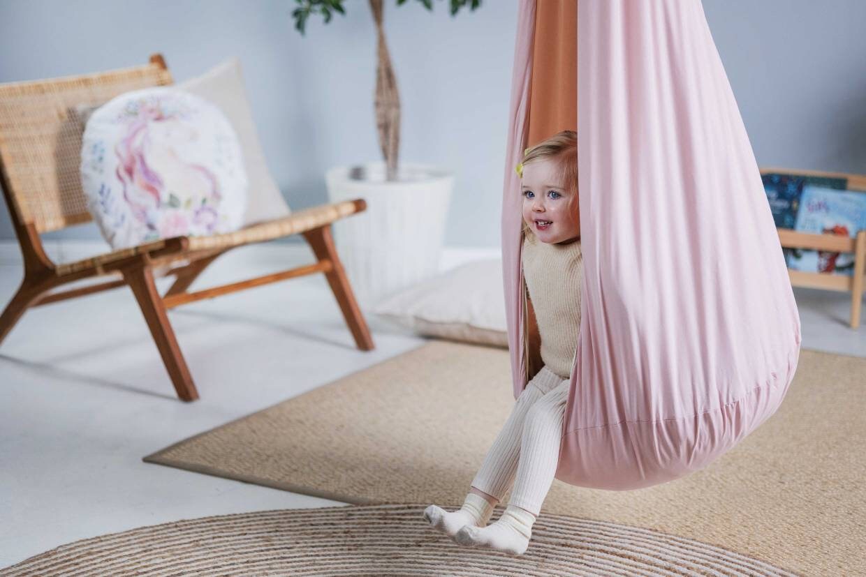 Kids Cocoon Swing - Blush Rose