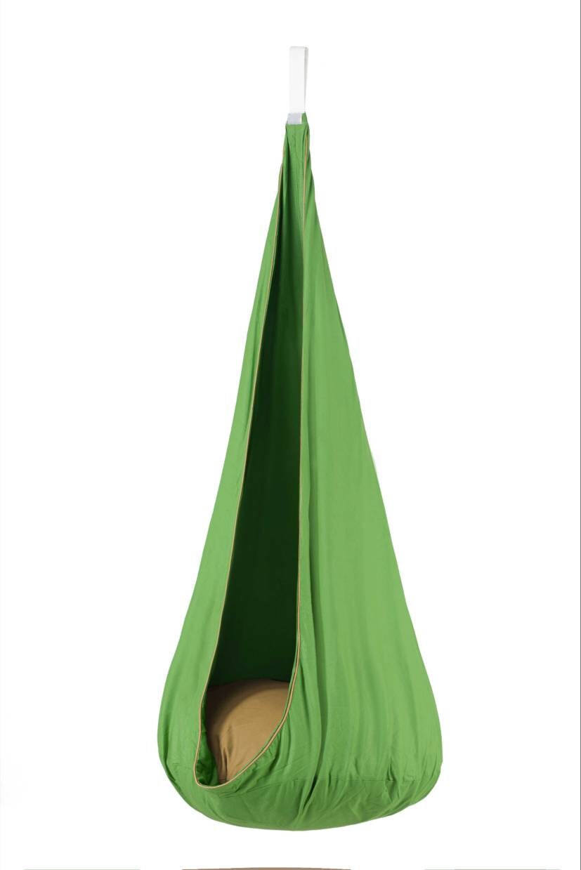 | green cocoon swing | kids cocoon swing | hanging cocoon swings | chair swing | kids hanging chair swing | green cocoon swing for kids |