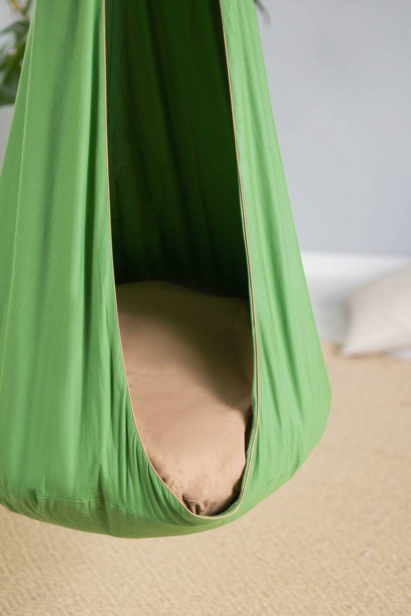 Altalena Cocoon per bambini - Foresta Verde